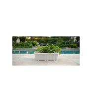 Ova Balkon Saksı No:2 – 41x16 cm Dikdörtgen Saksı Bahçe & Balkon İçin