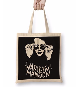 Marilyn Monroe 4 Bez Çanta Uzun Saplı
