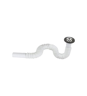 KÖRÜKLÜ UZUN LAVABO EVİYE SİFON MİN 43CM MAX 150CM