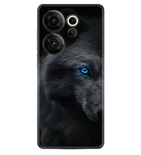 Camon 20 Premier 5g Kılıf Desenli Silikon Platinium Series Dark Wolfs 1834
