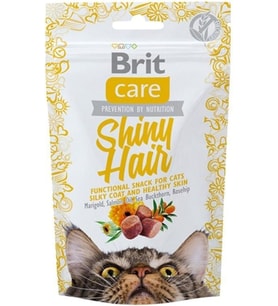 Care Functional Snack, Parlak Tüyler Ve Sağlıklı Cilt İçin, Tahılsız, Fonksiyonel Kedi Ödülü, 50 g