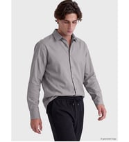 LCW Vision Gri Regular Fit Erkek Gömlek
