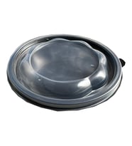 Şeffaf Kapaklı Sıcak Soğuk Isıya Dayanıklı Yemek Salata Kabı 500 Gr. - Yuvarlak - 18 Cm. - 20 Adet