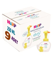 Hipp Babysanft Bebek/Çoçuk El Yıkama Köpüğü 250ML Pompalı 9 Lu Set