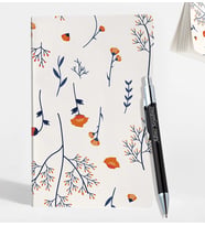 Kişiye Özel Siyah ve Gümüş Renk Metal Tükenmez Kalem & Çizgisiz Defter Set GDTK-909116