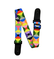 DMX Guitars 04 Renkli Geometrik Desenli Ukulele Askısı