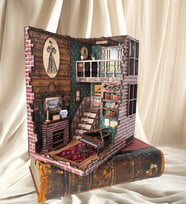 Book Nook es301 - Kitap köşesi DIY - kendin yap