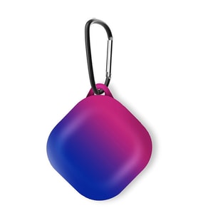 Microsonic Samsung Galaxy Buds 2 Kılıf Degrade Rubber Pembe Mavi (Pembe-Mavi)
