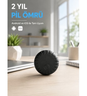 Mini GPS Takip Cihazı Android iOS Destekli Çanta Cüzdan Araç ve Valiz Konum Bulucu