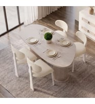 RANA MDF YEMEK MASASI+6 SANDALYE