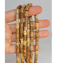 Jasper Taşı Silindir Kesim 5.5x7.5mm Dizi (49326)