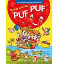 Masal Balonu Puf Puf - Masallarla Karakter Eğitimi (Fleksi Cilt)