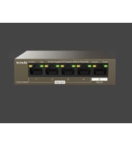 Tenda TEG1105PD 5 Port 4 Port Poe+ 1 Port Poe+ İN 10-100-1000 Switch Çelik Kasa Rack Mount
