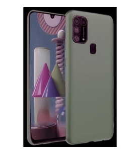 Galaxy M31 Kılıf Nano İçi Kadife - Koyu Yeşil
