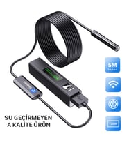 Wifi & Usb Led tel yılan 1080p Full HD endoskop su geçirmez kamera 5 MT