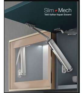 Slim-Mech D 2'li Paket  kalkar kapak mekanizması (Çok Renkli)