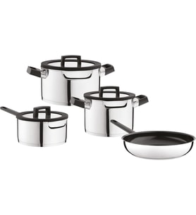 Berghoff Essentials 7 Parça 18/10 Paslanmaz Çelik Tencere Seti (Çok Renkli)