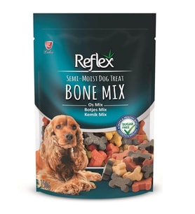 Reflex Yarı Yumuşak Kemik Köpek Ödül Maması 150gr (Çok Renkli)