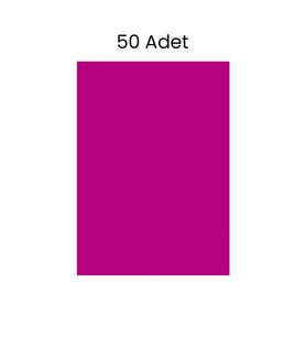 Fosforlu Fon Kartonu 50 Adet 50x70 Fuşya