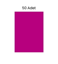 Fosforlu Fon Kartonu 50 Adet 50x70 Fuşya