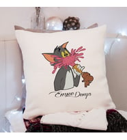 Tom & Jerry Tasarımlı Yastık Kişiye Özel