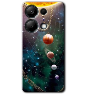 Redmi Note 13 Pro 4G Kılıf HD Desen Baskılı Kılıf - Cosmos