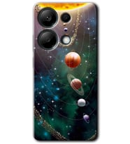 Redmi Note 13 Pro 4G Kılıf HD Desen Baskılı Kılıf - Cosmos