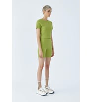 Ecko Unltd. 121170003 BK-W-8000 Green Kadın Sporcu Taytı (Yeşil)