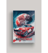 Nostaljik Klasik Otomobil Poster Modelleri - Klasik Seri 1 (Model 2)