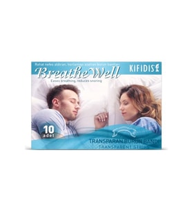 Kifidis - Breathewell Transparan Burun Bandı 10'lu Paket
