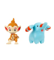 Pokemon Battle Figürler PKW4063 - Chimchar ve Phanpy