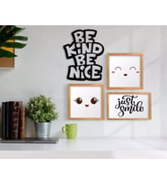 BK Home Dekoratif 3’lü Retro Ahşap Tablo ve Konsept Duvar Dekoru-12