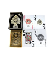 Gold Jumbo Plastik Su Geçirmez Jumbo Blackjack iskambil Oyun Kağıdı cin885sr