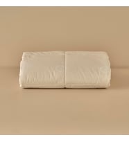 MAISON Bebek Kapitoneli Dış Kumaş:%100 Pamuk/İç Dolgu:%100 Pamuk Yorgan, Beyaz, 95x145 cm