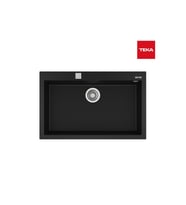 Teka Forsquare 72.40 Tg Black Granit Eviye (Siyah)