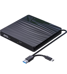 UpWay  Dvd Rw Usb 3.0 Type-C Slim Harici Cd Dvd Yazıcı Okuyucu MacBook iMac Windows11 