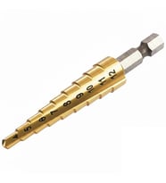 KADEMELİ MATKAP UCU 4 - 12 mm ALTIGEN SAPLI TOMAX