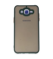 Samsung Galaxy J7 Kılıf Montreal Silikon Kapak - Yeşil