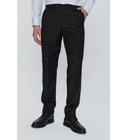 Siyah Esnek Yandan Cepli Comfort Fit Classic Pantolon 1003240005