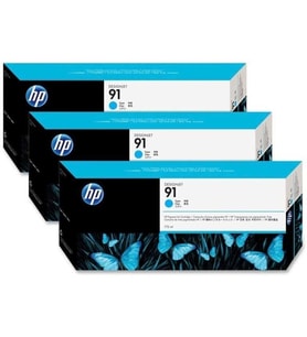 Tonersepeti Hp 91-C9483A Orjinal Mavi Kartuş 3'Lü Paket