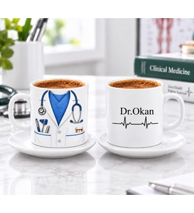 Doktor Temalı Türk Kahvesi Ficanı Tek Kişilik