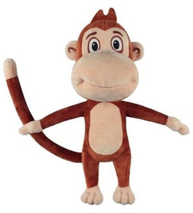 Kukuli Müzikli Peluş Oyuncak Maymun