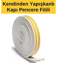 BNP11 RODEX FİTİLLİ PENCERE BANDI BEYAZ 9*6MM 2*3M/BOX D TYP