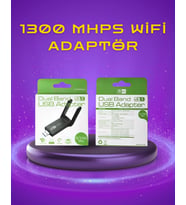 Yüksek Hızlı 1200 Mbps Çift Bant Usb Wifi Adaptör – Güçlü Sinyal, Geniş Uyumluluk