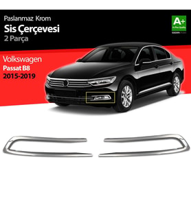 Volkswagen Passat Uyumlu B8 Krom Sis Farı Çerçevesi 2 Parça 2015-2019