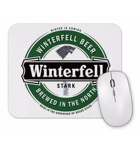 Game Of Thrones Winterfell Beer Mouse Pad
