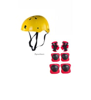 Çocuk Kask Dizlik Dirseklik Kemik Set 7 Parça (Standart)