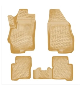 Nissan Qashqai Uyumlu 2007-2013 3D Havuzlu Bej Paspas Orjinal Rizline