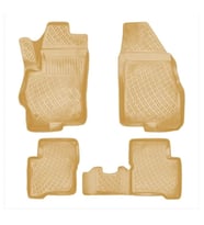 Nissan Qashqai Uyumlu 2007-2013 3D Havuzlu Bej Paspas Orjinal Rizline