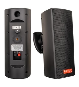 Magicvoice MV-26 2x7,5 Cm 50W 3 Yollu Siyah Sütun Hat Trafolu Hoparlör 2'li Takım